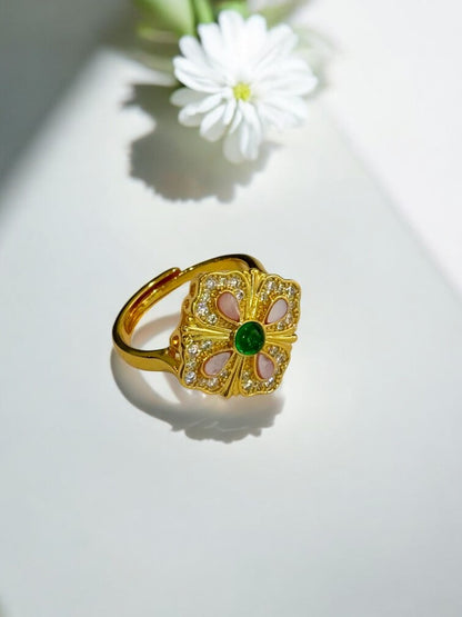 GREEN DIAMOND MARTIN RING