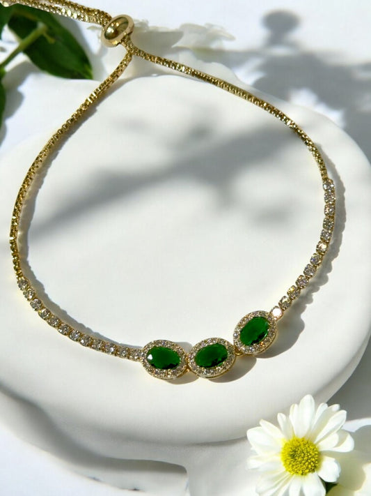 GREEN DIAMOND NEZER BRACELET