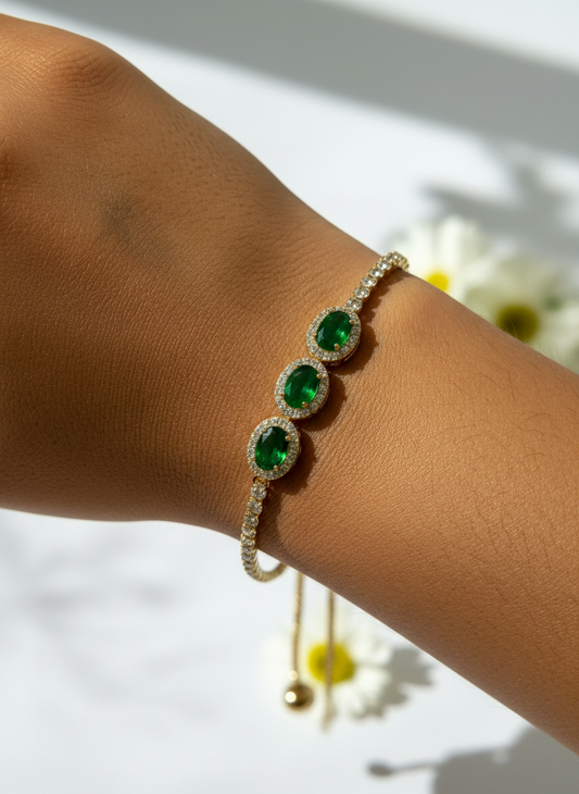 GREEN DIAMOND NEZER BRACELET