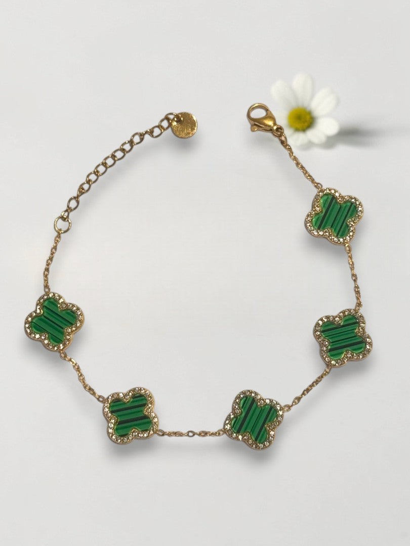 GREEN DIAMOND ROSALIE BRACELET