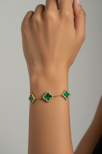 GREEN DIAMOND ROSALIE BRACELET