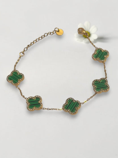 GREEN DIAMOND ROSALIE BRACELET