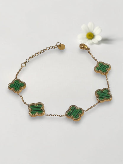 GREEN DIAMOND ROSALIE BRACELET
