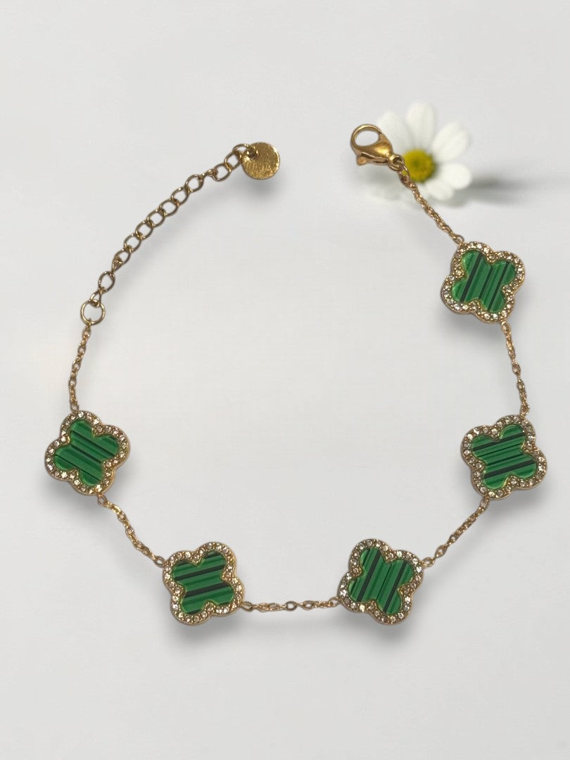 GREEN DIAMOND ROSALIE BRACELET
