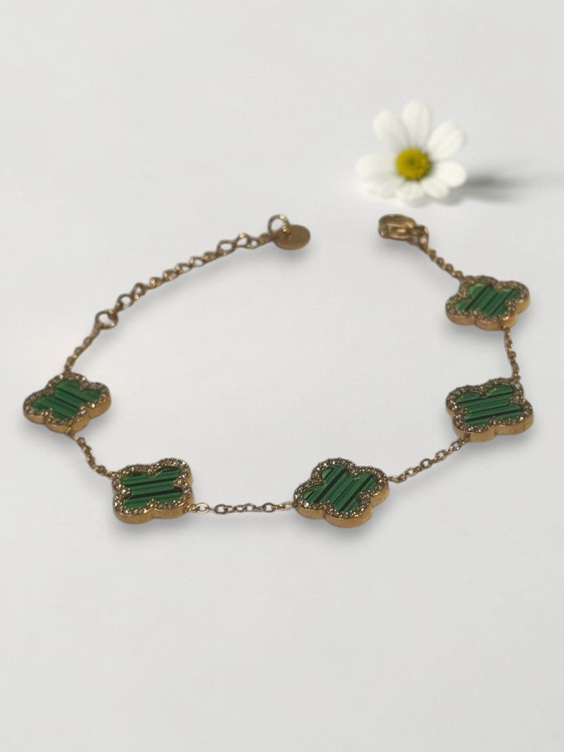 GREEN DIAMOND ROSALIE BRACELET