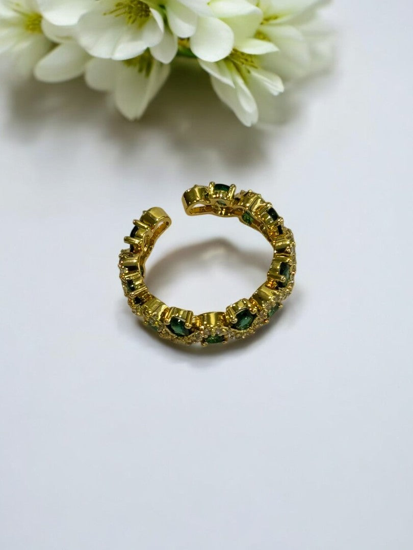GREEN DIAMOND VALENTIN RING