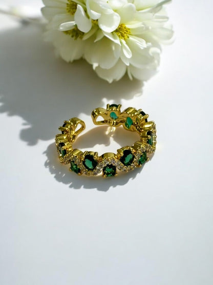 GREEN DIAMOND VALENTIN RING