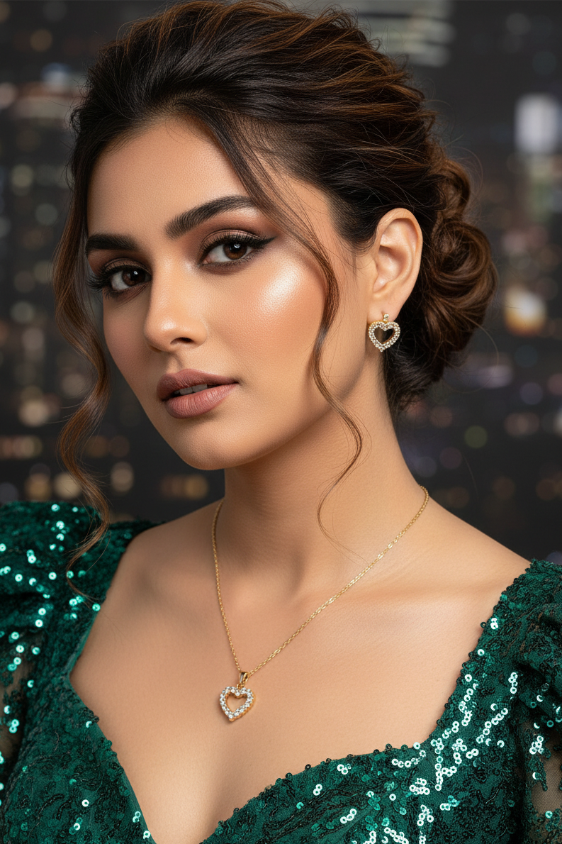 HEART COLINA NECKLACE SET
