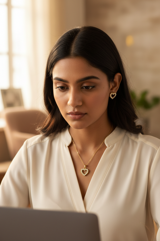 HEART COLINA NECKLACE SET