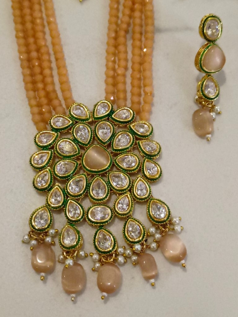 ORANGE PARI JEWELLERY SET