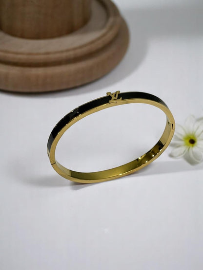 BLACK LV REGINA BRACELET