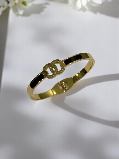 BLACK CHANEL TRISTAN BRACELET
