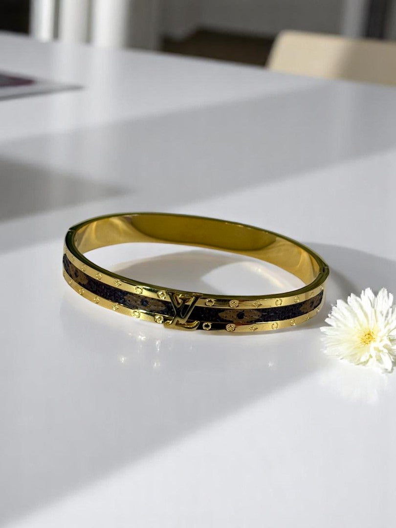 GOLDEN BROWN LV WALTER BRACELET