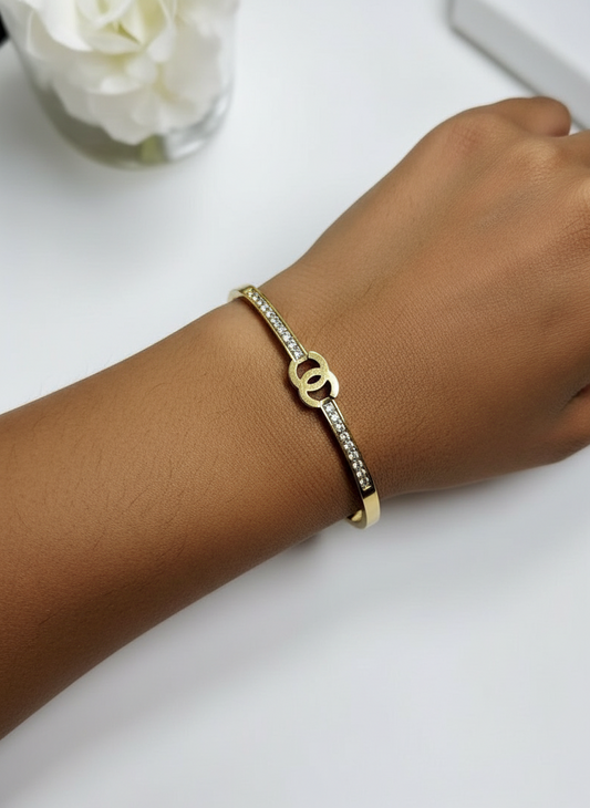 GOLDEN DIAMOND CHANEL CADE BRACELET