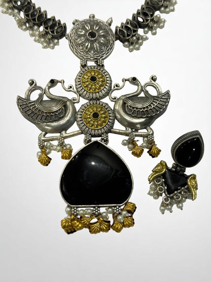 BLACK FAIRY GERMAN SILVER JEWELLERY SET