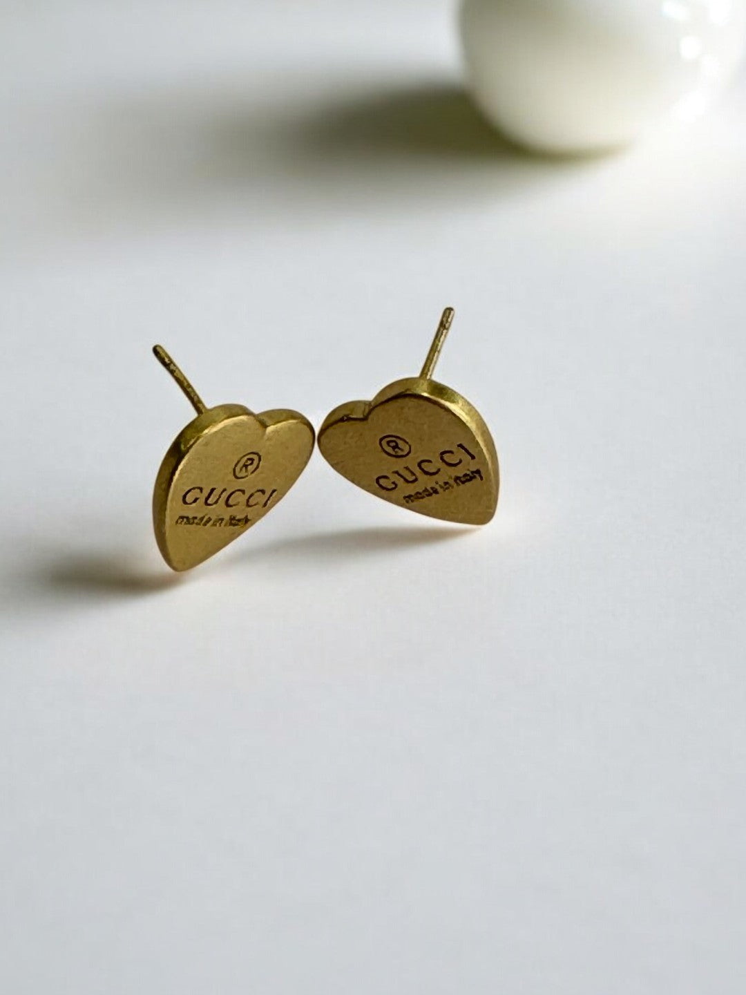GOLDEN GUCCI ELSIE EARRINGS