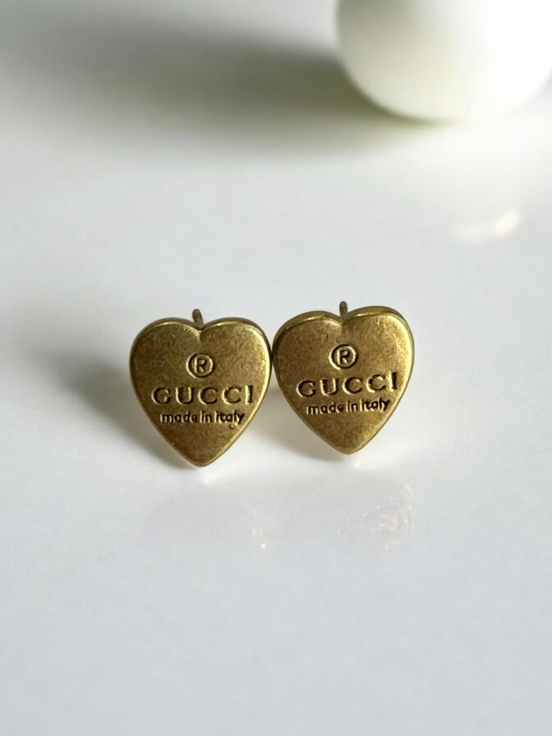 GOLDEN GUCCI ELSIE EARRINGS