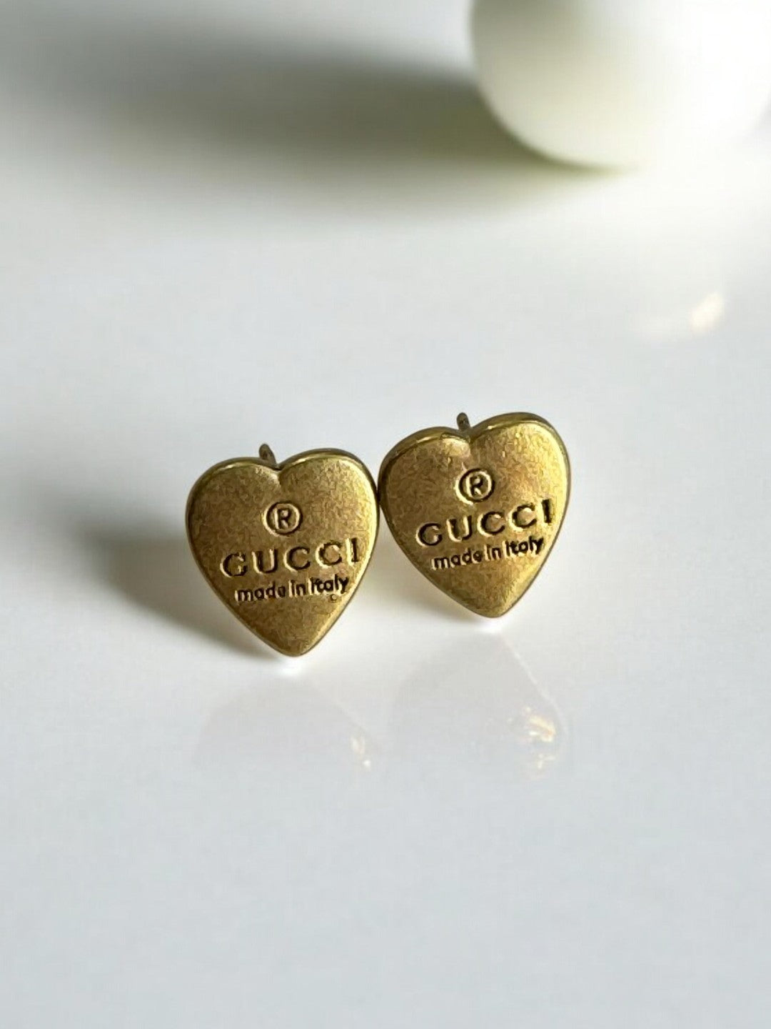 GOLDEN GUCCI ELSIE EARRINGS