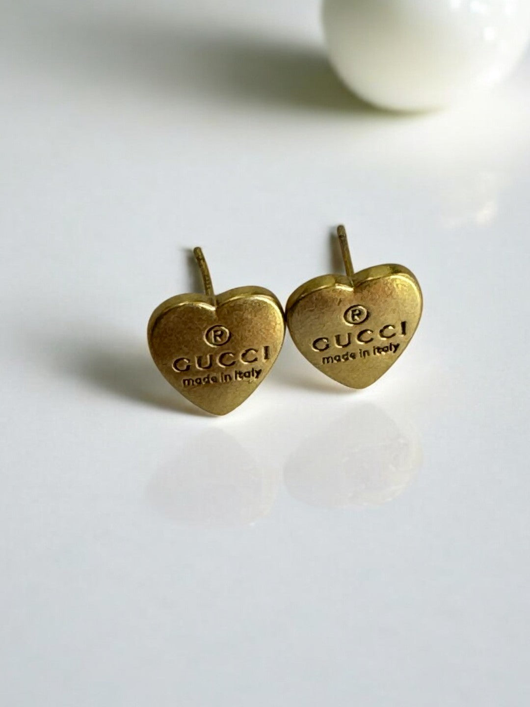 GOLDEN GUCCI ELSIE EARRINGS