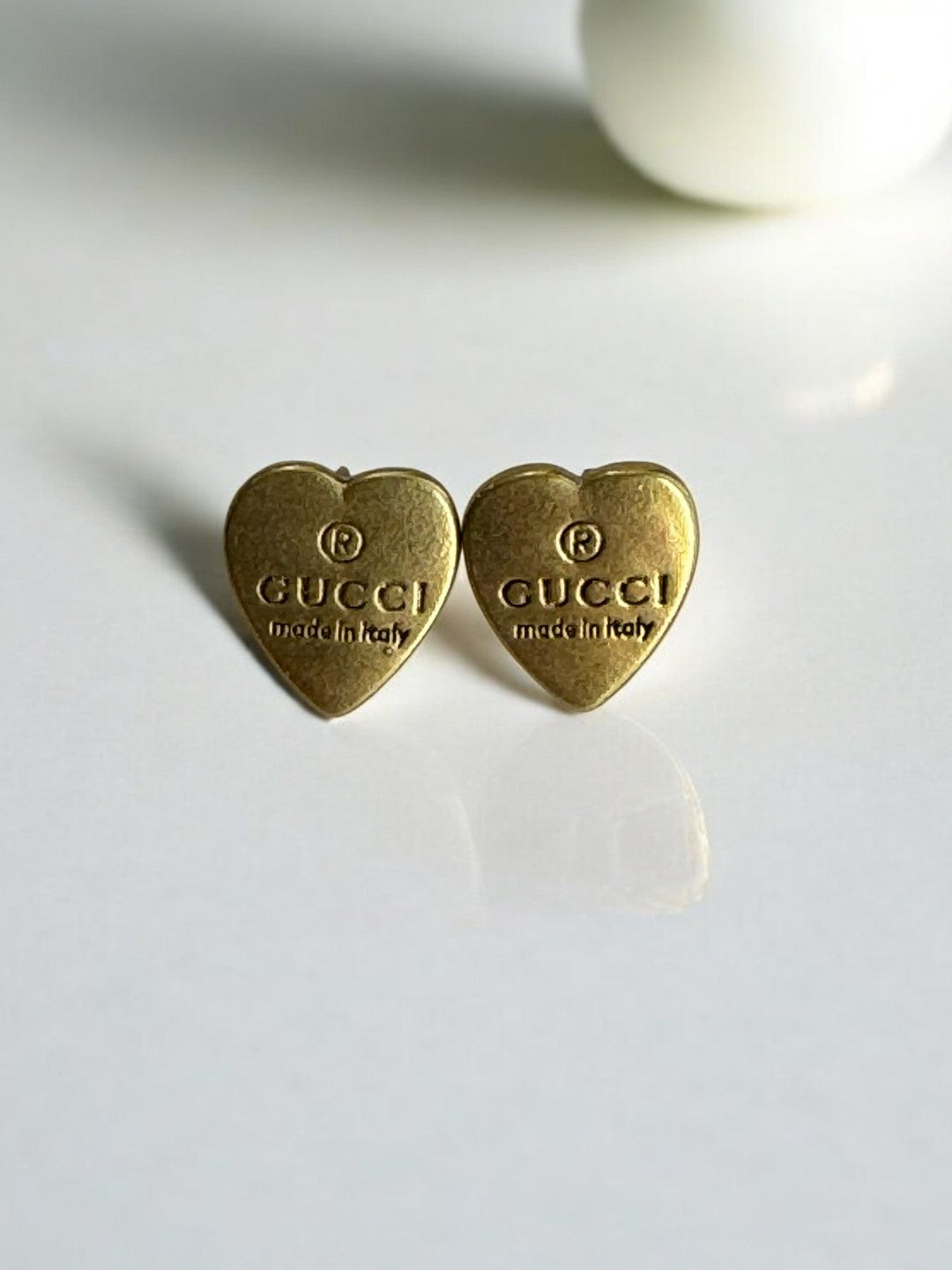 GOLDEN GUCCI ELSIE EARRINGS