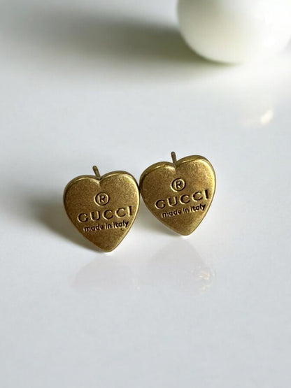 GOLDEN GUCCI ELSIE EARRINGS