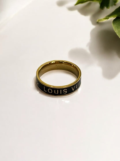 BLACK LV SOMI RING