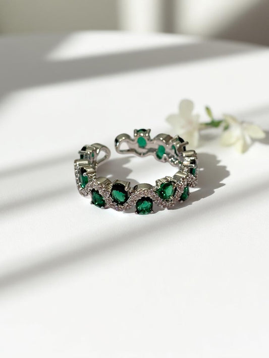 GREEN DIAMOND EMMEY RING