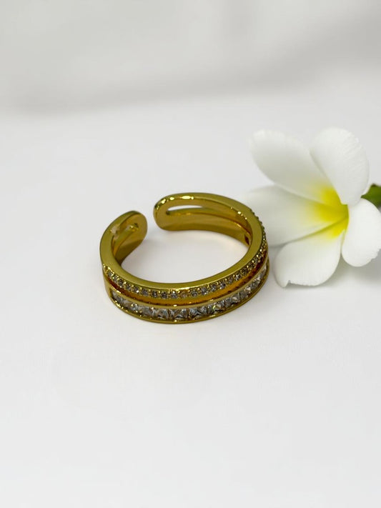 GOLDEN DIAMOND JHONEY RING