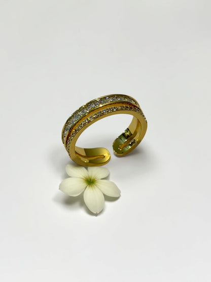 GOLDEN DIAMOND JHONEY RING