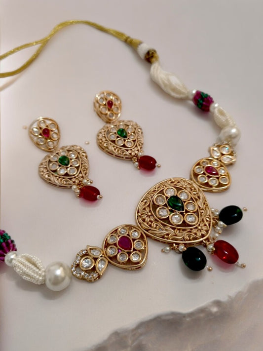 GREEN ARUNA JEWELLERY SET