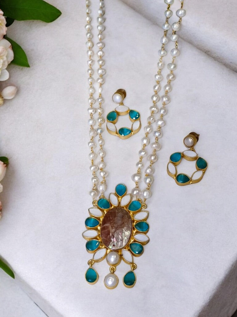 SKY AARYANA MALA JEWELLERY SET