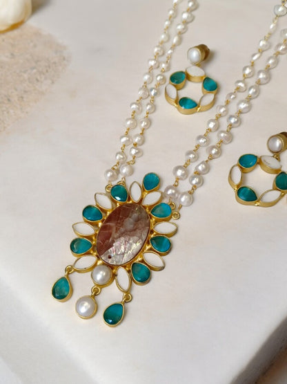 SKY AARYANA MALA JEWELLERY SET