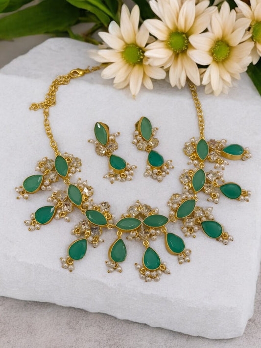 TEAL AHANA JEWELLERY SET