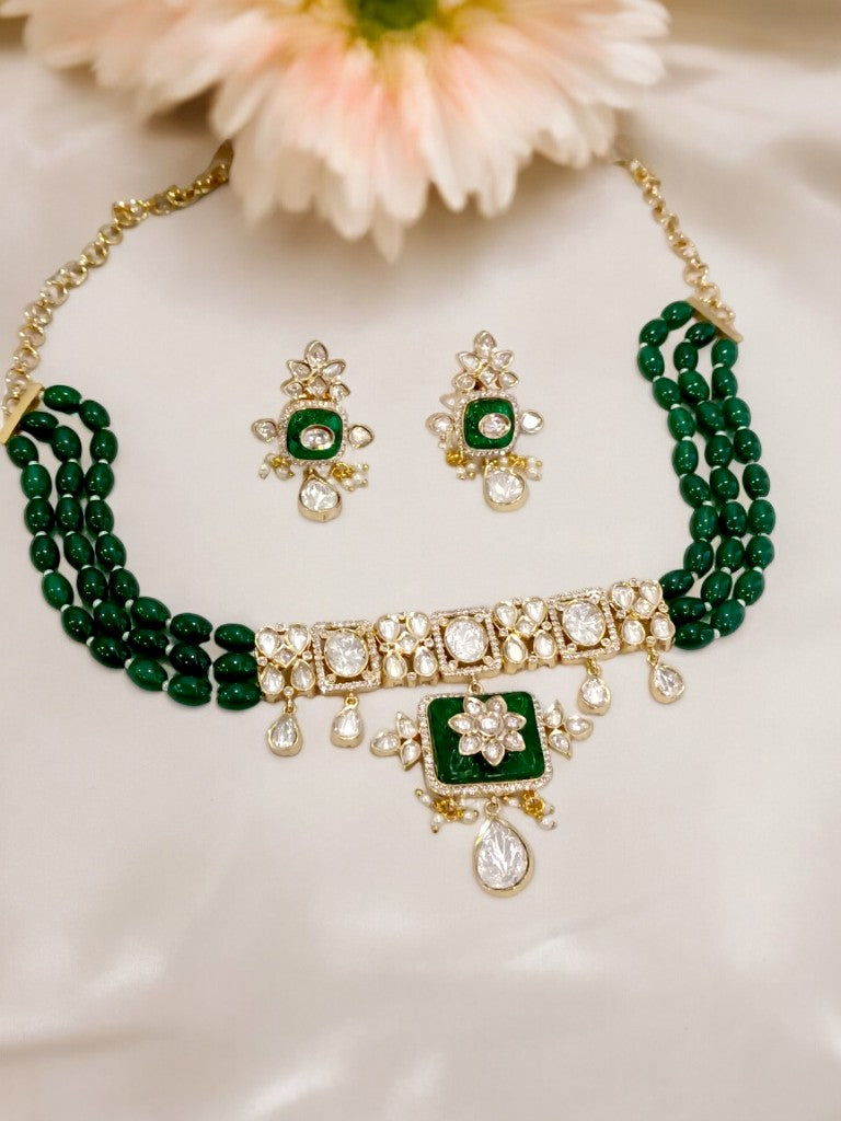 GREEN ADAH JEWELLERY SET
