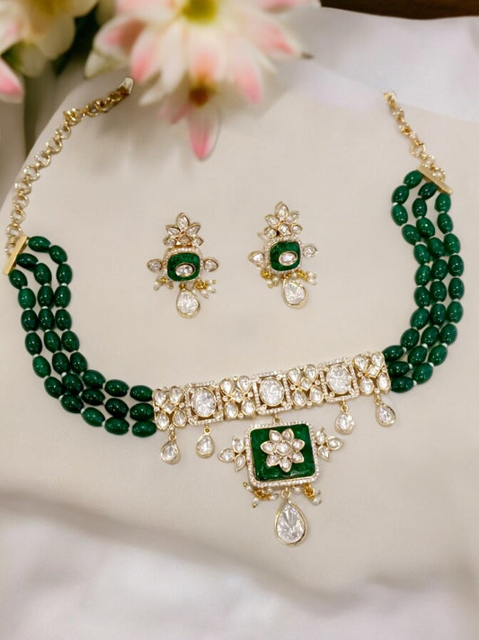 GREEN ADAH JEWELLERY SET