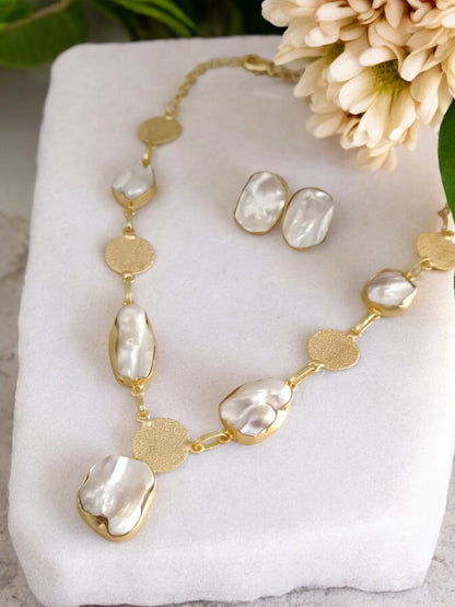 MOTHER OF PEARL AIZA JEWELLERY SET