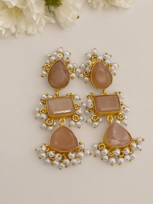 CORAL KAVERI EARRINGS