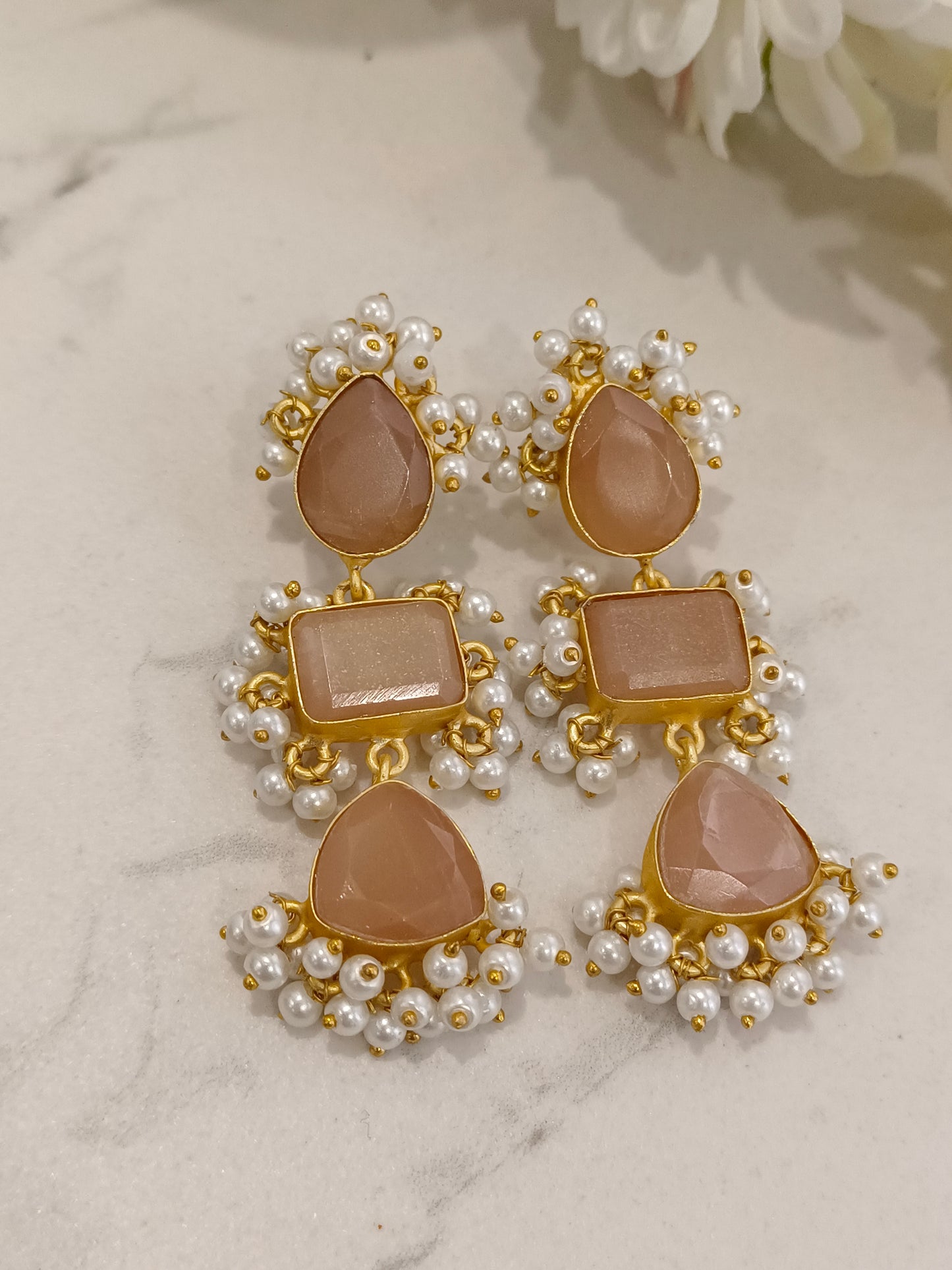 CORAL KAVERI EARRINGS