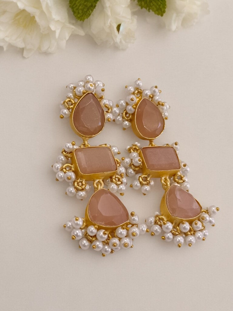 CORAL KAVERI EARRINGS