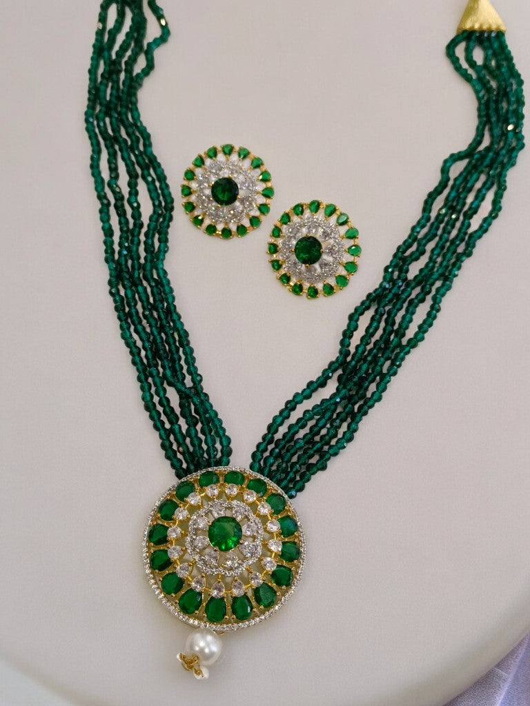 GREEN PADMA JEWELLERY SET