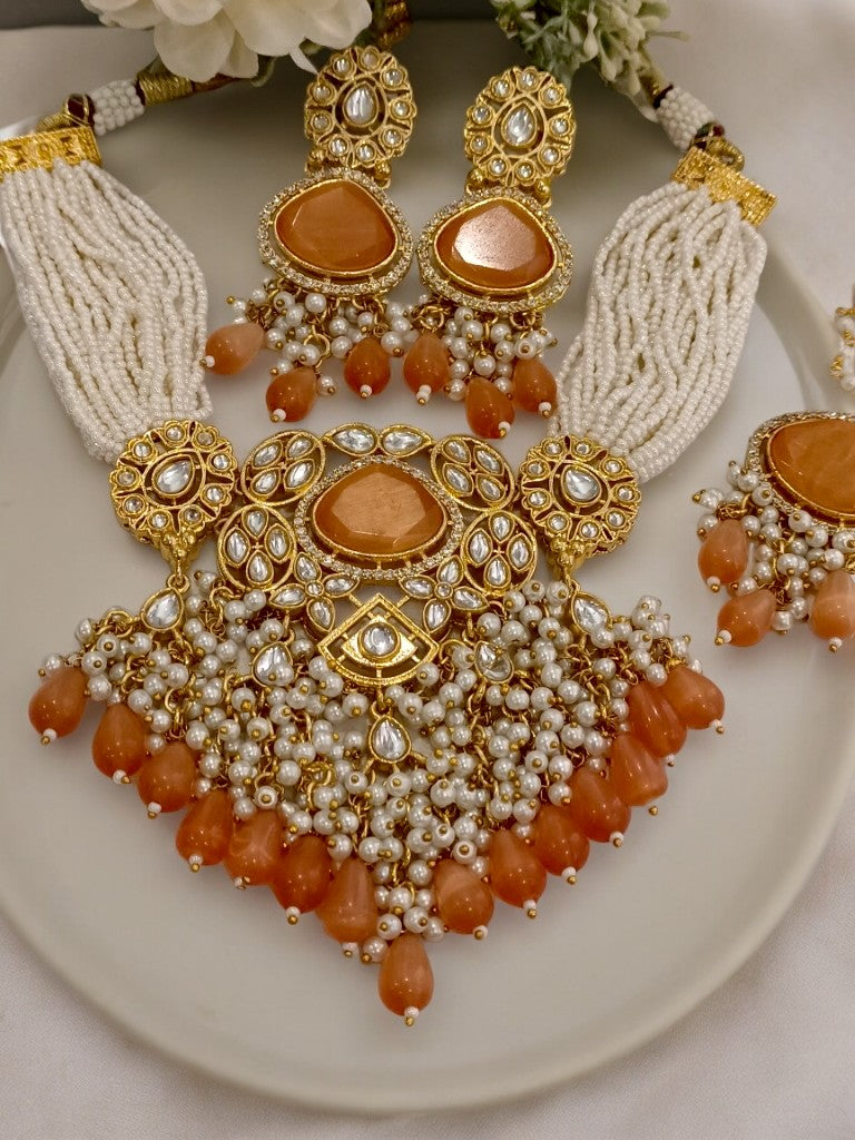 ORANGE KYRA JEWELLERY SET