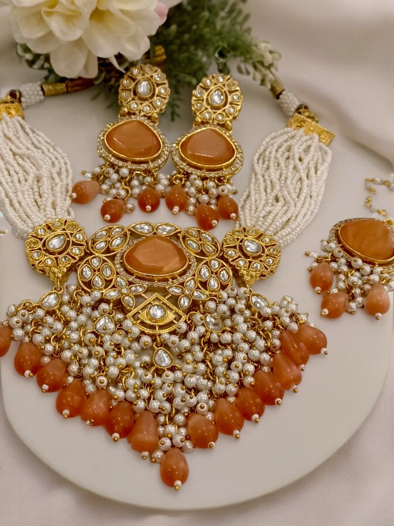 ORANGE KYRA JEWELLERY SET