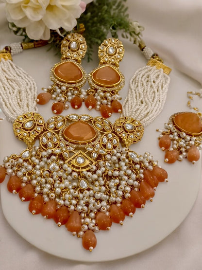 ORANGE KYRA JEWELLERY SET
