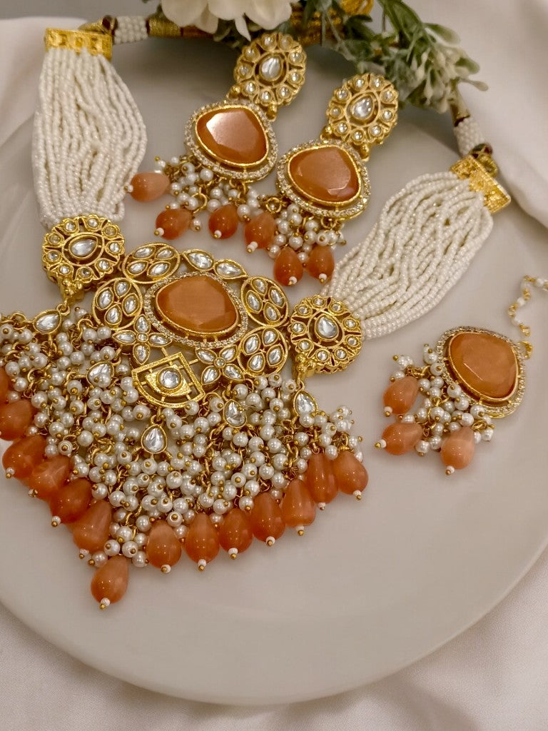 ORANGE KYRA JEWELLERY SET