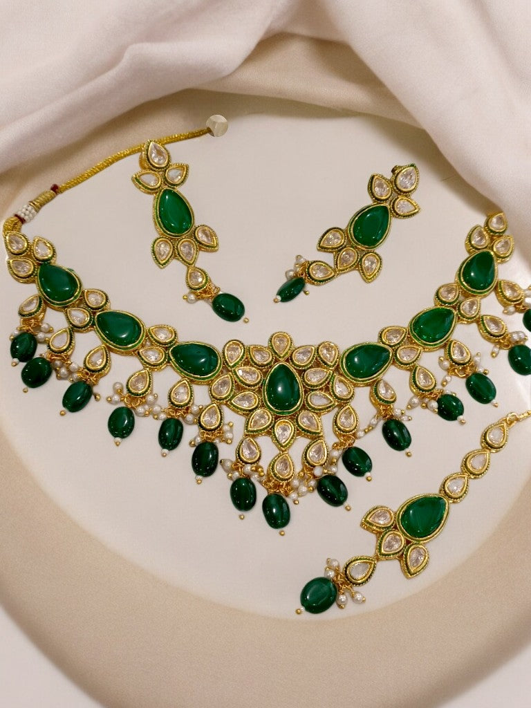 GREEN KEHLANI JEWELLERY SET