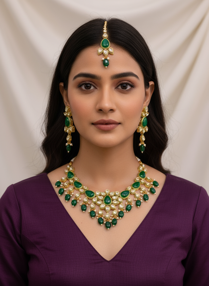 GREEN KEHLANI JEWELLERY SET