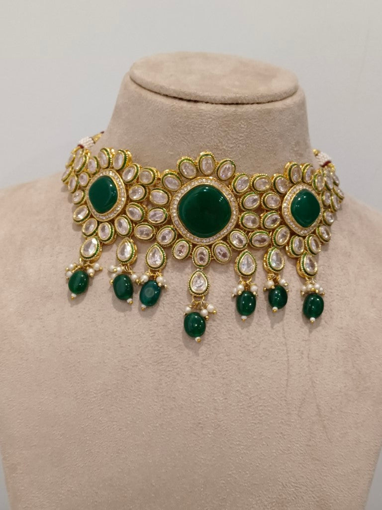 GREEN FELONE JEWELLERY SET