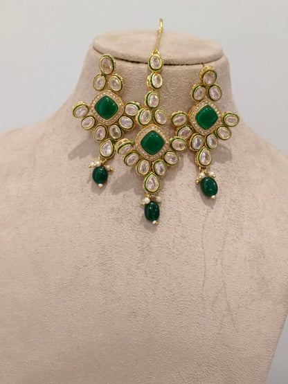 GREEN FELONE JEWELLERY SET
