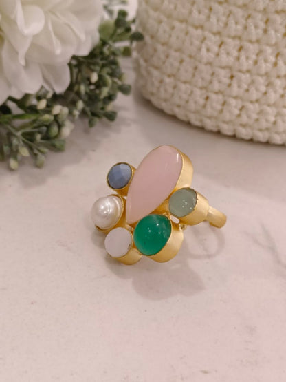 MULTI CATALINA SEMI PRECIOUS RING