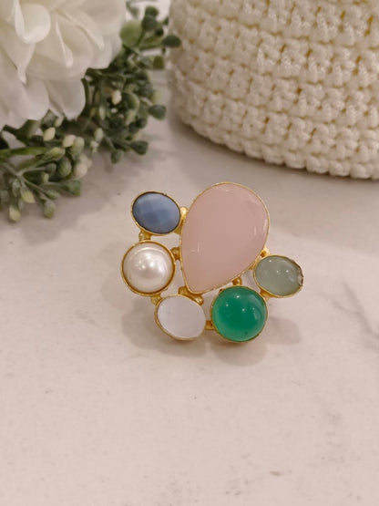 MULTI CATALINA SEMI PRECIOUS RING